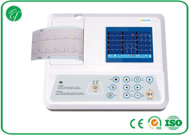 China Single Channel Portable Portable 12 Lead ECG Machine With Ni-Mh Battery supplier