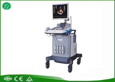 Half Order Trolley Ultrasound Scanner , Color Ultrasound Machine Acoustic Lens Focus supplier