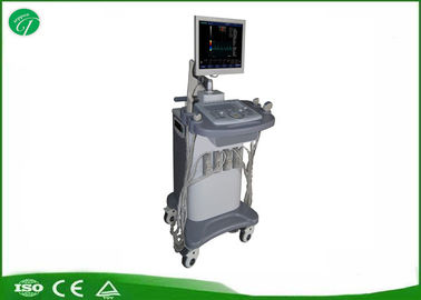 Half Order Trolley Ultrasound Scanner , Color Ultrasound Machine Acoustic Lens Focus supplier
