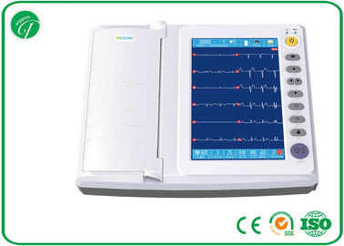 CE Approved Portable 12 Channel ECG Machine Alphabetic Keyboard supplier