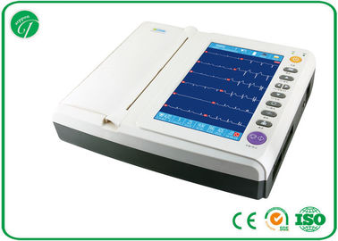 CE Approved Portable 12 Channel ECG Machine Alphabetic Keyboard supplier