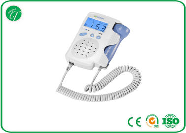White Pocket Fetal Doppler Machine With Crystal Clear Sound LCD Backlight supplier