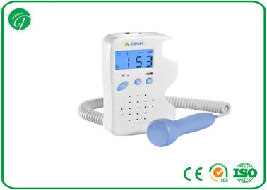 White Pocket Fetal Doppler Machine With Crystal Clear Sound LCD Backlight supplier