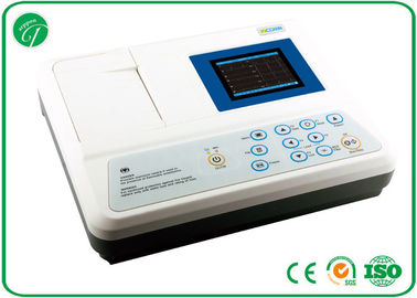 3 channel Portable ECG Machine , ecg monitoring device rechargeable lithium battery supplier