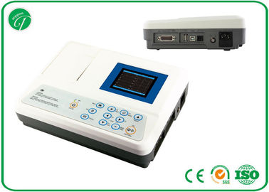 3 channel Portable ECG Machine , ecg monitoring device rechargeable lithium battery supplier