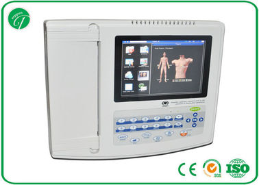 Large Color Screen Wireless Ecg Machine Light Weight With Printer , 800*600 Pixels supplier