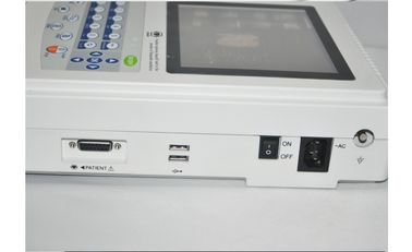 Large Color Screen Wireless Ecg Machine Light Weight With Printer , 800*600 Pixels supplier