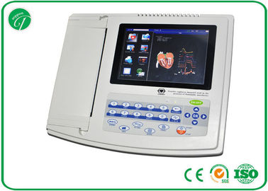 Handheld Portable ECG Machine 12 Channel With 8'' LCD Display , 12 - Bit Sampling Accuracy supplier