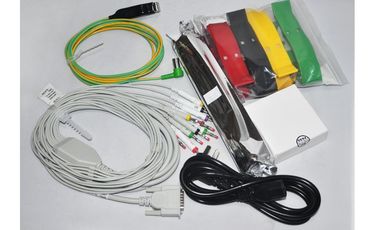 Handheld Portable ECG Machine 12 Channel With 8'' LCD Display , 12 - Bit Sampling Accuracy supplier