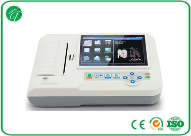 CE &amp; FDA Approved Digital Hospital ECG Machine With 7 Inch TFT Touch Screen , 12 Leads supplier