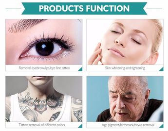 Portable Q Switched Nd Yag Laser Machine For Tattoo / Eyebrow Callus Removal supplier