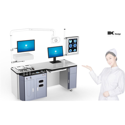Multifunctional Comprehensive ENT Treatment Unit with Standard Double Workstation supplier